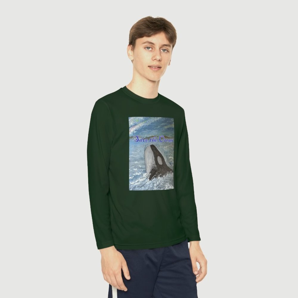 Long sleeve Graphic T-Shirt || Save the Wildlife Merch || Kids Apparel